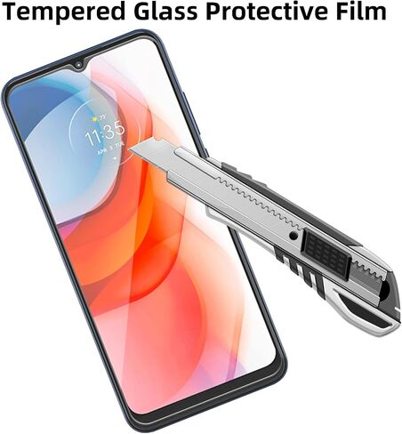 [4 Pack Glass Screen Protector Compatible for Motorola Moto G Play (2023) / XT2271 [9H Hardness]-HD Screen Tempered Glass, Scratch Resistant,Easy Install [Case Friendly] in Saudi Arabia
