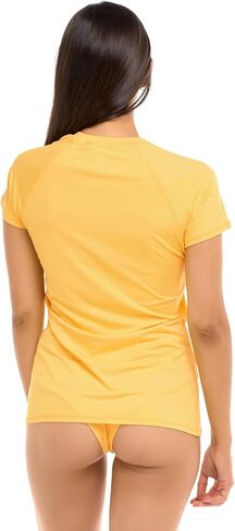 Body Glove Women's Smoothies In Motion Solid Short Sleeve Rashguard in Kuwait