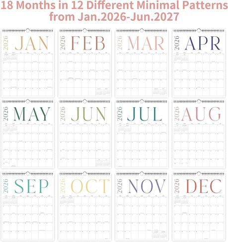 التقويم 2022-2023 - تقويم جداري لمدة 15 شهرًا من أكتوبر 2022 إلى ديسمبر 2023. 15 بوصة × 11.8 بوصة تقويم أكاديمي كبير بسلك مزدوج شهري وأسبوعي in Kuwait