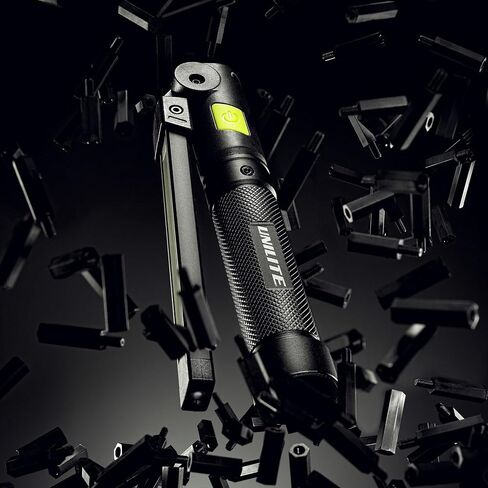 Unilite IL-425R مصباح عمل LED قابل لإعادة الشحن للجيب 425 لومن، ضوء فحص مغناطيسي قابل للطي، شحن USB-C، مقاوم للصدمات، جسم ألومنيوم صغير الحجم in Saudi Arabia