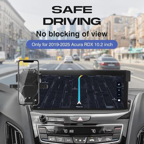 Car Phone Holder for 2016-2023 Mazda MX-5 Miata/16-21 CX-3/14-16 Mazda 3 Accessories,Cell Phone Mount ONLY for 7-Inch Screen Fixed Clip,Hands-Free Ultra Stable Air Ven Phone Stand in Saudi Arabia