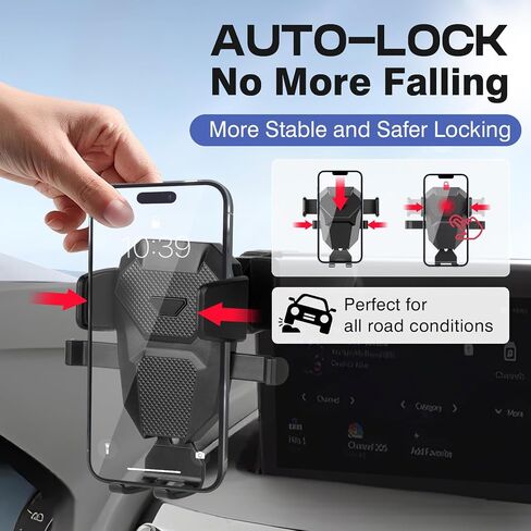 Car Phone Holder for 2016-2023 Mazda MX-5 Miata/16-21 CX-3/14-16 Mazda 3 Accessories,Cell Phone Mount ONLY for 7-Inch Screen Fixed Clip,Hands-Free Ultra Stable Air Ven Phone Stand in Saudi Arabia