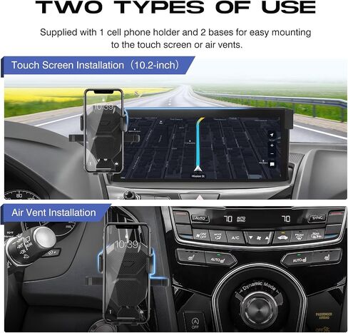 Car Phone Holder for 2016-2023 Mazda MX-5 Miata/16-21 CX-3/14-16 Mazda 3 Accessories,Cell Phone Mount ONLY for 7-Inch Screen Fixed Clip,Hands-Free Ultra Stable Air Ven Phone Stand in Saudi Arabia