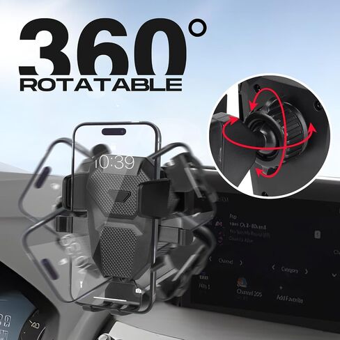 Car Phone Holder for 2016-2023 Mazda MX-5 Miata/16-21 CX-3/14-16 Mazda 3 Accessories,Cell Phone Mount ONLY for 7-Inch Screen Fixed Clip,Hands-Free Ultra Stable Air Ven Phone Stand in Saudi Arabia