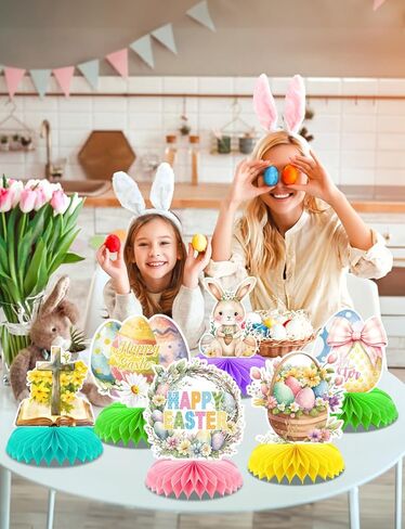 Graduation Centerpieces for Tables, 9Pcs Graduation Table Decorations, 3D Royal Blue Congrats Grad Honeycomb Centerpieces Table Toppers, Photo Props for Class of 2025 Grad Party Favors in Kuwait