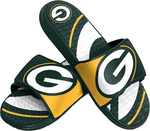 FOCO Indianapolis Colts NFL Mens Colorblock Big Logo Gel Slide - L in Saudi Arabia
