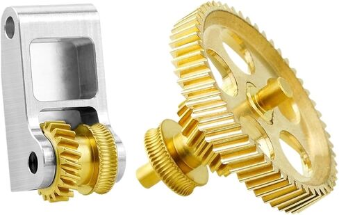 Extruder Gear For A1 A1 Mini/for bambuLab P1P P1S X1C Claw Gear RNC Nano-Coated Hardened Steel Helical Gear Kit High Strength(For P1P P1S X1C) in Kuwait