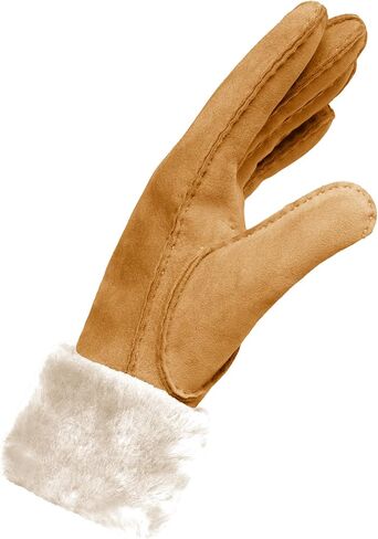قفازات UGG النسائية المقاومة للماء من جلد الغنم in Kuwait