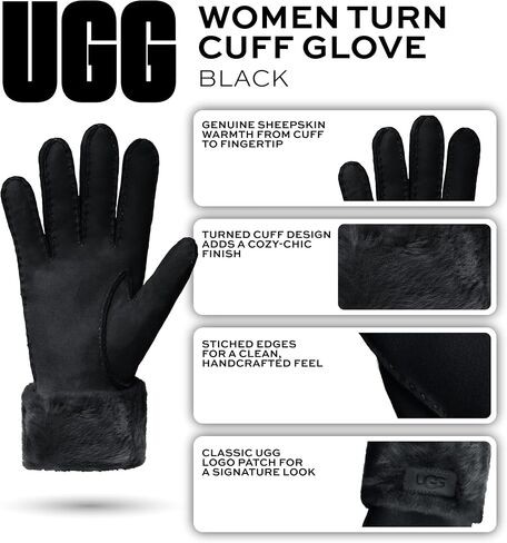 قفازات UGG النسائية المقاومة للماء من جلد الغنم in Saudi Arabia