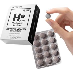 Hydrogen Water 60 Tablets, 12 PPM H2 Molecular Hydrogen for Drinking Water in Saudi Arabia