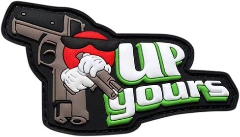 رقعة تكتيكية مستوحاة من الفكاهة المضحكة من Never Go [مطاط PVC ثلاثي الأبعاد - دعامة تثبيت الخطاف -PVT2] in Kuwait