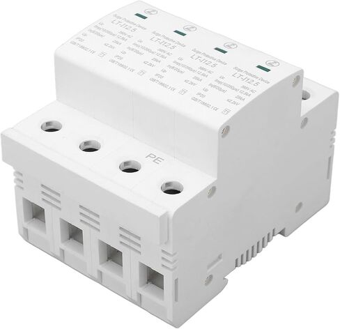 Gas Tube Arrestors AC Protector 420V 1P + N DIN Rail Outlet, Compact Protection Device 4P 35mm Rail Mount - Reliable Overvoltage, Flame Retardant, Easy Installation in Kuwait