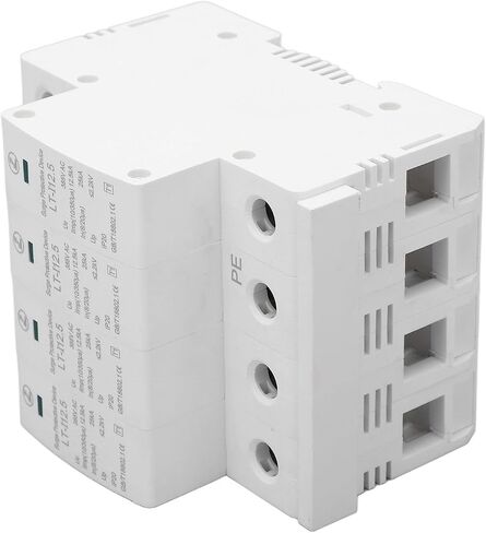 Gas Tube Arrestors AC Protector 420V 1P + N DIN Rail Outlet, Compact Protection Device 4P 35mm Rail Mount - Reliable Overvoltage, Flame Retardant, Easy Installation in Kuwait