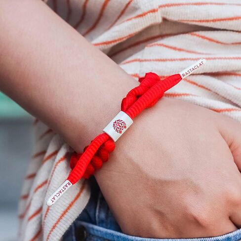 Rastaclat Braided Bracelets for Men and Women - Braided Core Collection | Adjustable Stackable & Made by Hand | Great Gifts for Men, Women, Teens & Couples (Chronyx | Black/Silver, Medium/Large 6-7.5 Inches) in Kuwait
