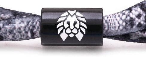 Rastaclat Braided Bracelets for Men and Women - Braided Core Collection | Adjustable Stackable & Made by Hand | Great Gifts for Men, Women, Teens & Couples (Chronyx | Black/Silver, Medium/Large 6-7.5 Inches) in Kuwait