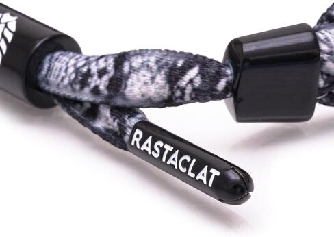 Rastaclat Braided Bracelets for Men and Women - Braided Core Collection | Adjustable Stackable & Made by Hand | Great Gifts for Men, Women, Teens & Couples (Chronyx | Black/Silver, Medium/Large 6-7.5 Inches) in Kuwait