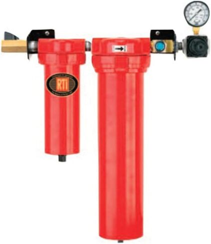 مجفف مجفف من سلسلة RTI Reading Technologies EH4000-3R Eliminator II، مدخل 1/2 × مخرج 3/8، 25 قدم مكعب في الدقيقة عند 100 رطل لكل بوصة مربعة in Kuwait