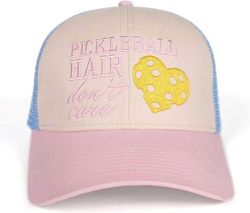 InnoBeta Embroidered Pickleball Cap, Funny Pickleball Gifts for Women, Pickleball Lovers, Pickleball Player, Adjustable Embroidered Pickleball Hat Gifts Accessory for Birthday, Christmas Pink in Saudi Arabia