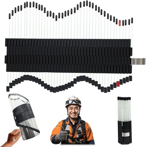 Multi Surface Pipe Profiling Tool, Pipe Cutting Template Multi Functional Shape Duplicator for Tiles, Floors DIY Pro Plumbing Fiberglass Material (20") in Saudi Arabia