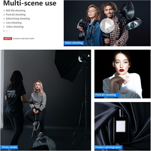 Neewer 10 × 12 قدمًا / 3 × 3.6 م Pro Photo Studio Premium Propium Prolestrop الخلفية الخلفية للتصوير الفوتوغرافي والفيديو والتلفزيون (الخلفية فقط) - أبيض in Kuwait