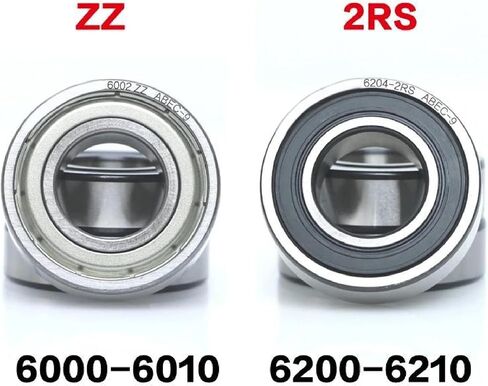 ABEC-9 Ball Bearings, Double Shielded ZZ/2RS, High Precision Steel, 6000-6208 Series, 2-Pack (6201 ZZ-(Metal Seal)) in Saudi Arabia
