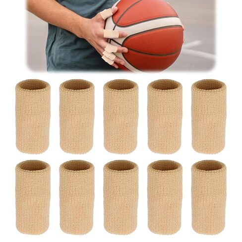 10 PCS أكمام ضغط الإصبع ، غلاف الإبهام ولف الأرقام مع حماية مفصل ، دعم آمن ، أكمام الضغط بالإضافة إلى حماة الأصابع للرياضة والألعاب والاستخدام اليومي in Kuwait