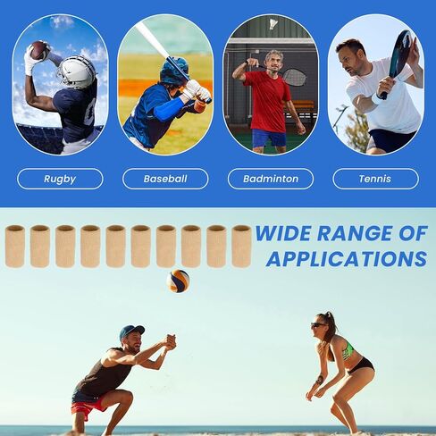 10 PCS أكمام ضغط الإصبع ، غلاف الإبهام ولف الأرقام مع حماية مفصل ، دعم آمن ، أكمام الضغط بالإضافة إلى حماة الأصابع للرياضة والألعاب والاستخدام اليومي in Kuwait