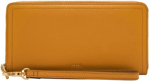 Fossil Logan Zip Around Clutch Wallet, Viridian in Kuwait