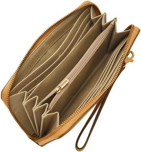 Fossil Logan Zip Around Clutch Wallet, Viridian in Kuwait
