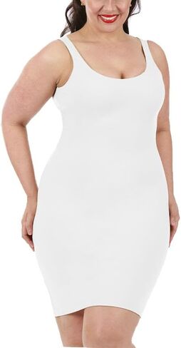 -Made in USA- Women's Compression Shapewear | Smooth Slip Tank Under Dress with Slimming Tummy Control in Kuwait