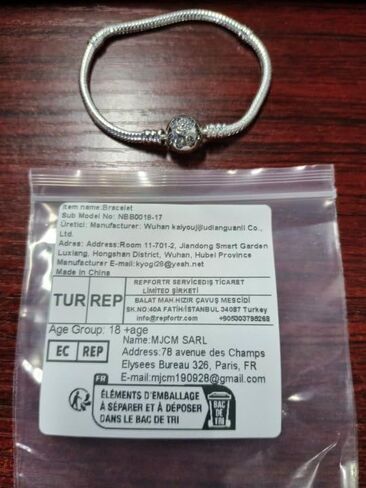 KEQ 925 Sterling Silver Charm Bracelet for Pandora Charms Snake Chain Bracelet Fit Any Charm Gift for Women in Kuwait