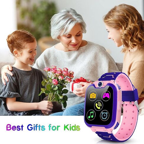 Watch Watch For Kids - With Kids Smart Watch with Camera Music Player 16 Game ، Wething Watch Toddler Toys Toys Toys Birthday in Kuwait