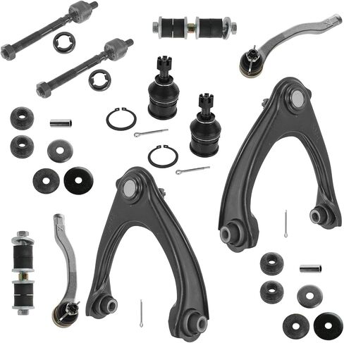 TRQ Front Steering & Suspension Kit Compatible with 2009-2015 Honda Pilot in Saudi Arabia