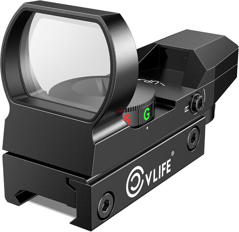 CVLIFE 1X22X33 أحمر أخضر نقطة بندقية النطاق البصري جهاز الرؤية العاكس مع السكك الحديدية 20 مللي متر in Kuwait