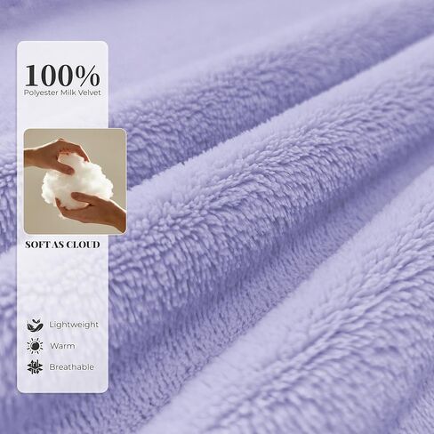 LYCY Womens Hooded Plush Long Robe, Soft Warm Bathrobe for Women Mid-Length Fluffy Spa Robe in Kuwait