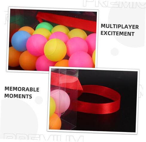 Yardwe 3 Sets Twerking Pong Game Interactive Wedding Game Engaging Group Activity for Family Gatherings Includes Box Pong Balls Belts for Parties in Saudi Arabia