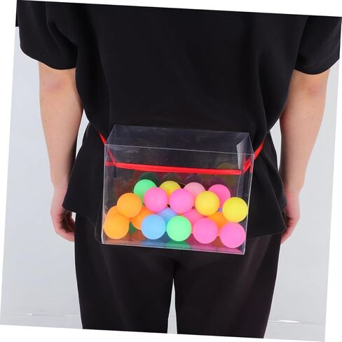 Yardwe 3 Sets Twerking Pong Game Interactive Wedding Game Engaging Group Activity for Family Gatherings Includes Box Pong Balls Belts for Parties in Saudi Arabia