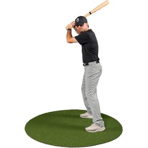 Pro-Ball On Deck Circle Hitting Mat - Enhance Your Warm-Up Routine with a Premium Surface for Precise Swings- 5-Foot Diameter for Pro-Level Practice in Saudi Arabia