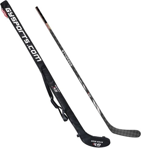 GY Ice Hockey Stick Senior Professional 100% Carbon Fibre Hockey Stick Adult 66"" Length, Shaft Woven UD 24K / Fle 75 in Saudi Arabia