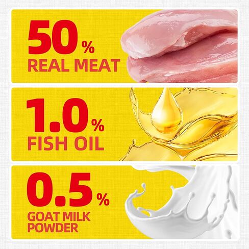 13.4 أوقية تُعالج القطة ، وعلاج العشب القط ، ووجبات نكهة السلمون الطبيعية ، ووجبات خفيفة صحية ، وعلاجات البسكويت التدريبية للقطط ، والأعلى للقطط ، والأسنان والتحكم في الشعر. in Kuwait