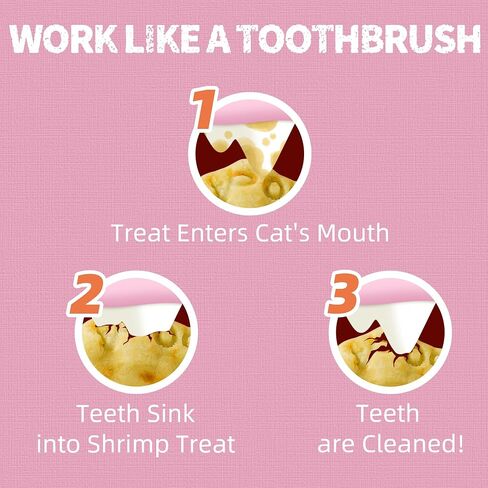 13.4 OZ Cat Treats, Cat Grass Treats, Natural Salmon Flavor Healthy Cat Snacks, Training Biscuits Treats for Cats, Catnip for Cats, Dental and Hairball Control Treats in Kuwait