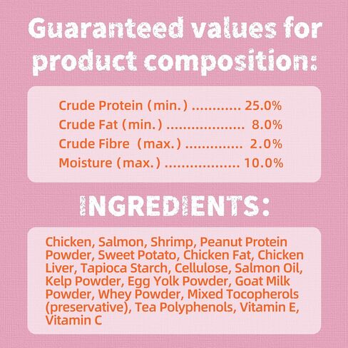 13.4 OZ Cat Treats, Cat Grass Treats, Natural Salmon Flavor Healthy Cat Snacks, Training Biscuits Treats for Cats, Catnip for Cats, Dental and Hairball Control Treats in Kuwait