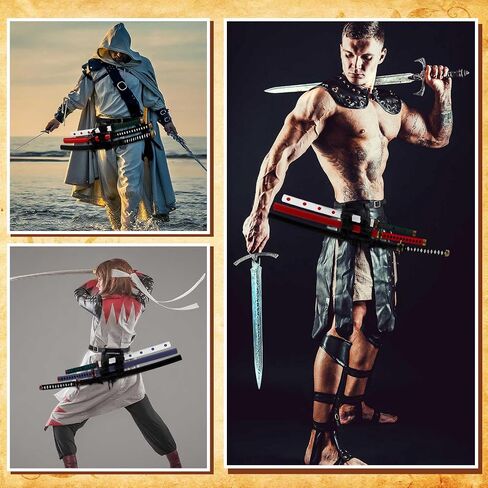 Patelai Sword Bag Adjustable Carry Case Katana Leather Strap Belt Holster for Cosplay Anime Costume in Saudi Arabia