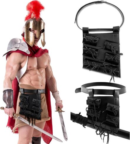 Patelai Sword Bag Adjustable Carry Case Katana Leather Strap Belt Holster for Cosplay Anime Costume in Saudi Arabia