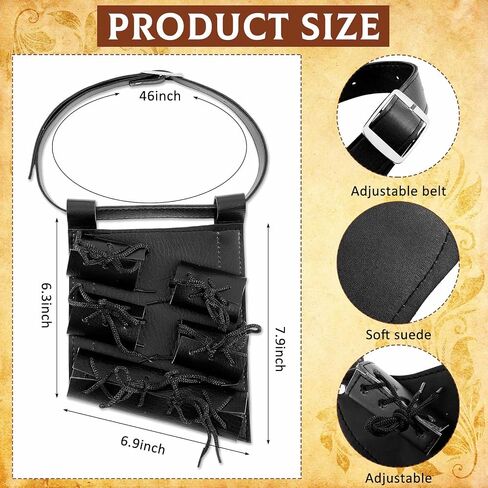 Patelai Sword Bag Adjustable Carry Case Katana Leather Strap Belt Holster for Cosplay Anime Costume in Saudi Arabia