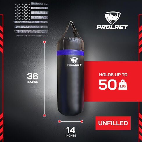 PROLAST Punching Bag for Experienced and Beginners, Boxing, MMA, Martial Arts, Muay Thai Training Equipment, Hanging in Kuwait
