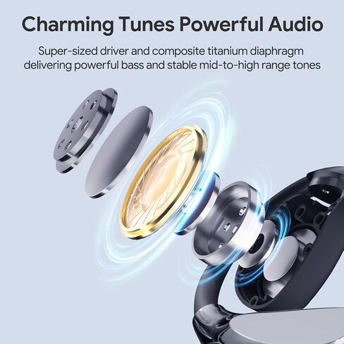 AI Language Translator Earbuds,Translator Earbuds Real Time with APP Compatible with iOS & Android,144-Language& Accents, Translation Device for Travel Business Learning, White in Saudi Arabia