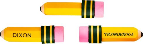 محو Ticonderoga ® ، على شكل قلم رصاص ، أصفر ، 3 CT (38953) in Kuwait
