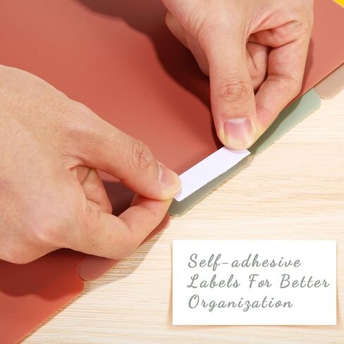 6 Sets 5 Tab Note Taking System Discbound Tab Dividers 8.5 x 11 Inch Letter Size Plastic Dividers Multicolor 5 Colors for Office Subject Document (Dream Color) in Kuwait