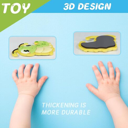 Fridge Magnets for Toddlers 1-3, Farm Animals Refrigerator Magnets for Kids, Large Size & Full Back Magnet Cute Toy, Educational Gift for Baby in Saudi Arabia